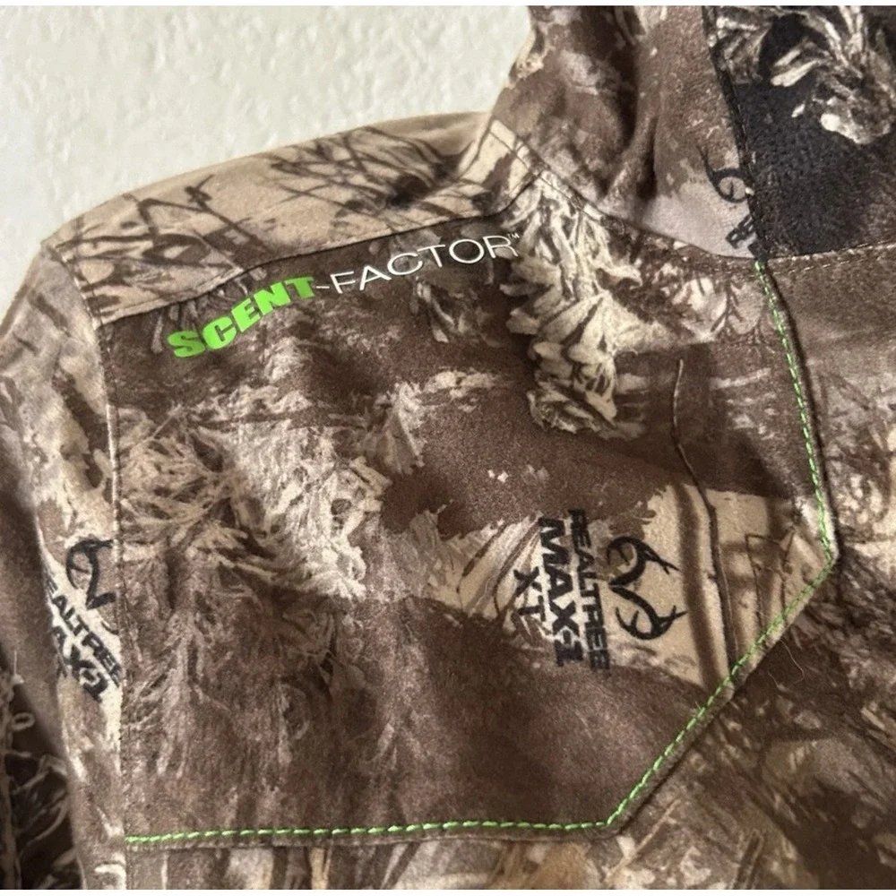 Big kids Real Tree Max 1 XT Camouflage Hunting Outdoor Jacket Style WJ698 Size M